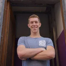 Portret van Dries De Vriendt, Muur